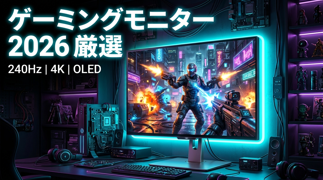 ゲーミングモニター おすすめ 2026年版アイキャッチ